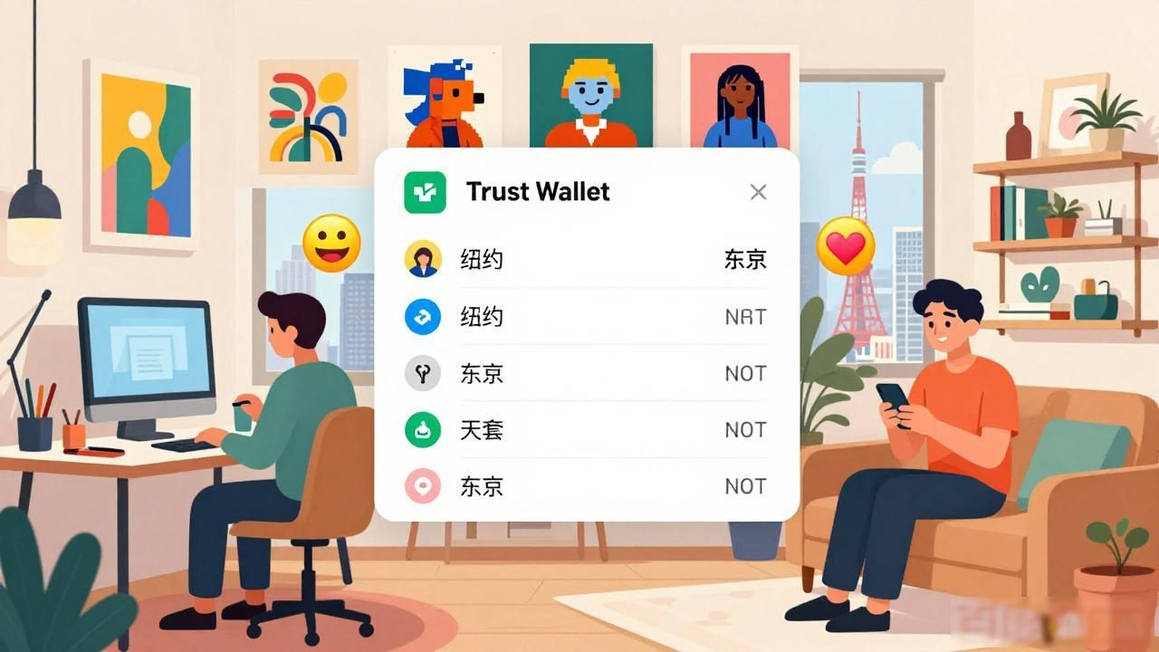 Trust Wallet怎么加全球好友互动
