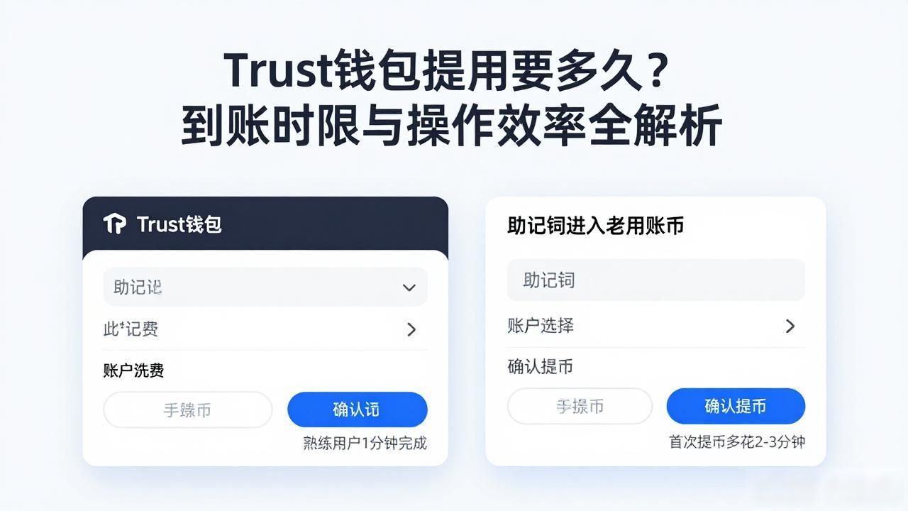 Trust钱包提币要多久？到账时限与操作效率全解析