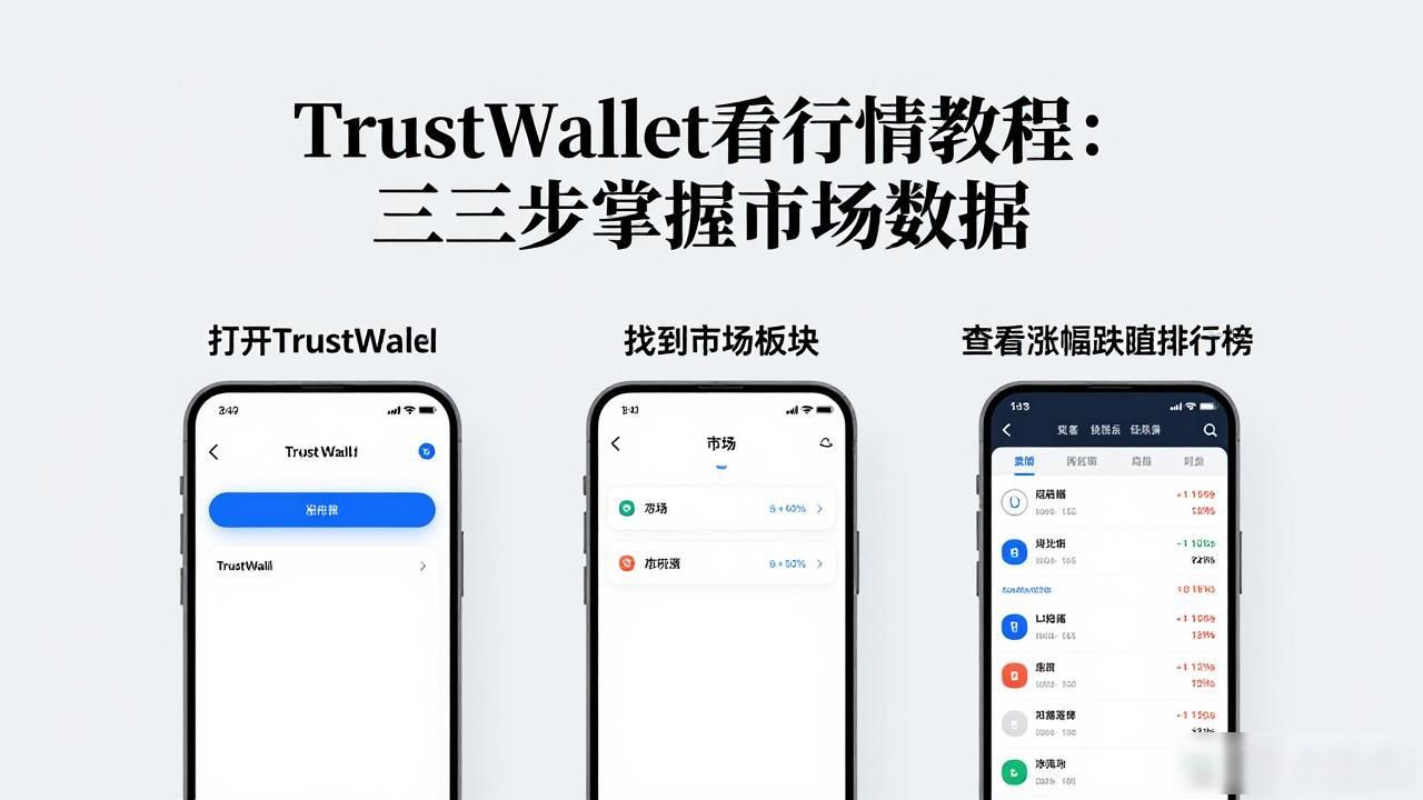 Trust Wallet看行情教程:三步掌握市场数据