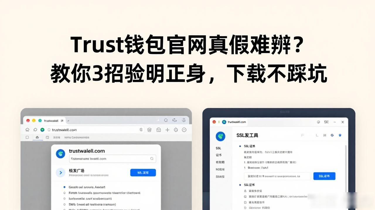 Trust钱包官网真假难辨？教你3招验明正身，下载不踩坑