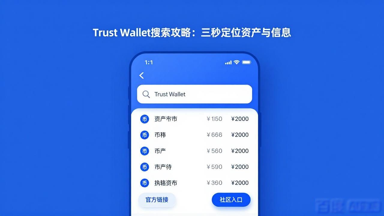 Trust Wallet搜索攻略：三秒定位资产与信息