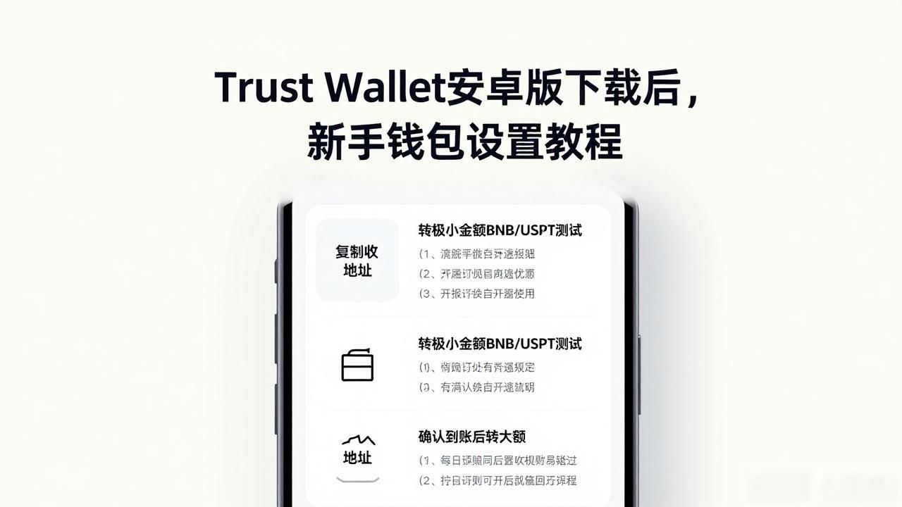 Trust Wallet安卓版下载后,新手钱包设置教程