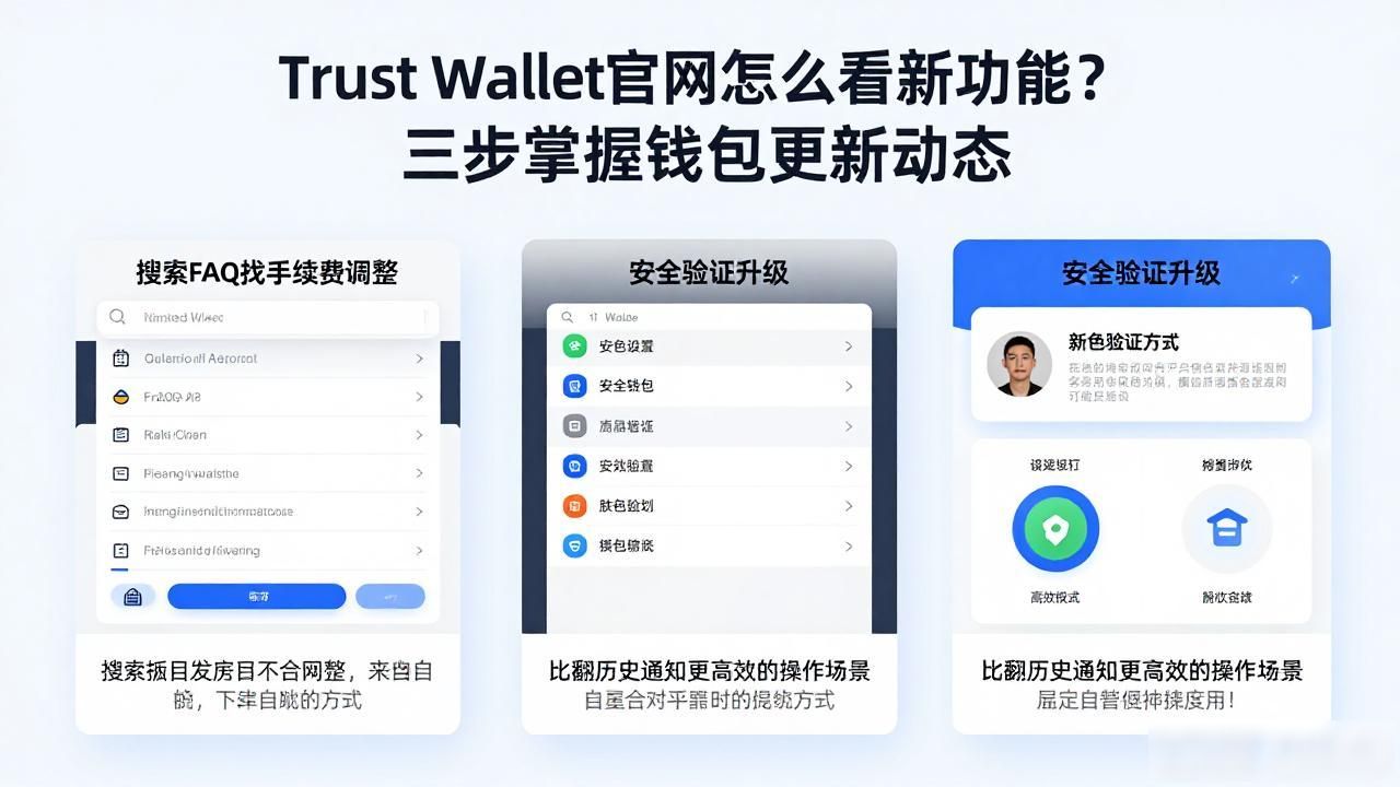 Trust Wallet官网怎么看新功能?三步掌握钱包更新动态