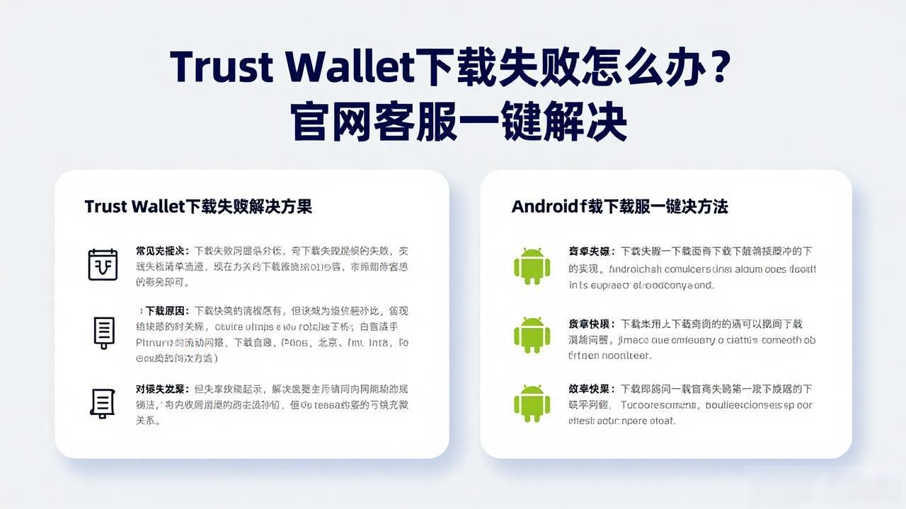Trust Wallet下载失败怎么办？官网客服一键解决