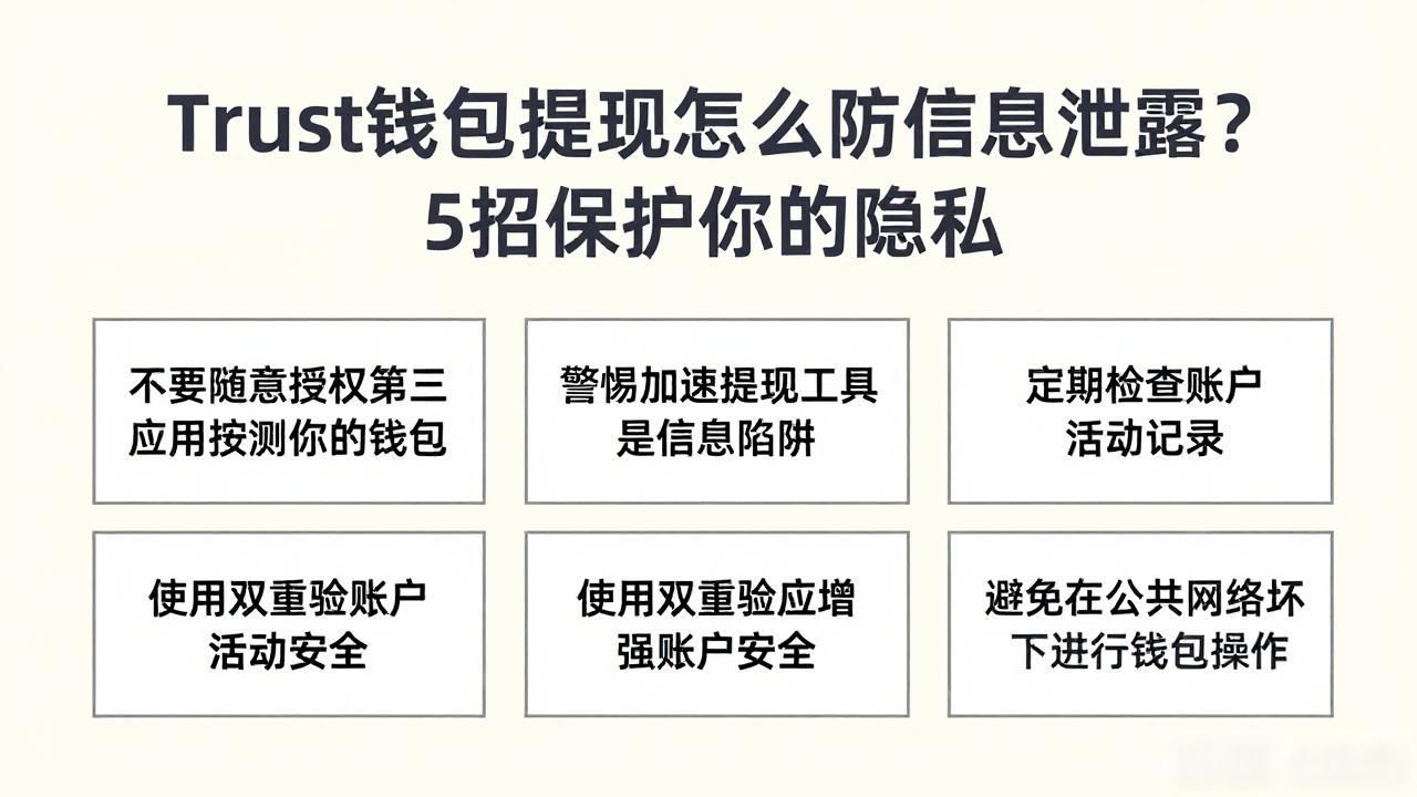 Trust钱包提现怎么防信息泄露？5招保护你的隐私