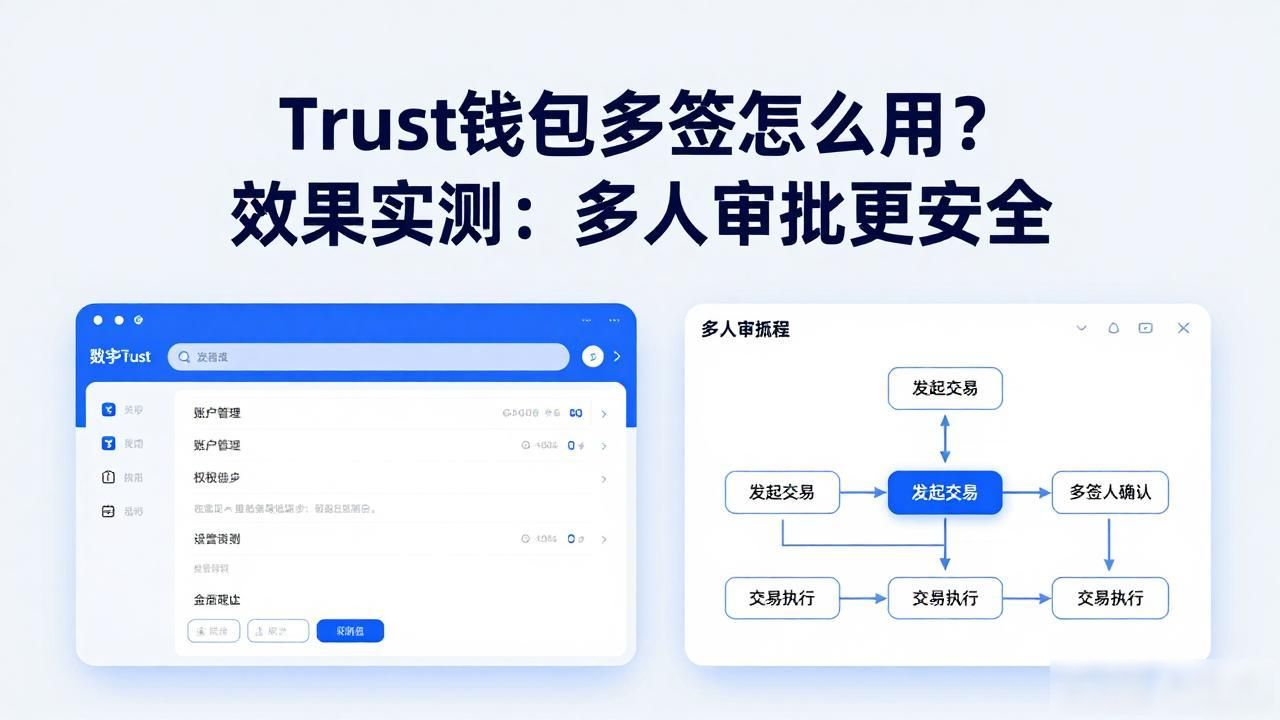 Trust钱包多签怎么用?效果实测:多人审批更安全