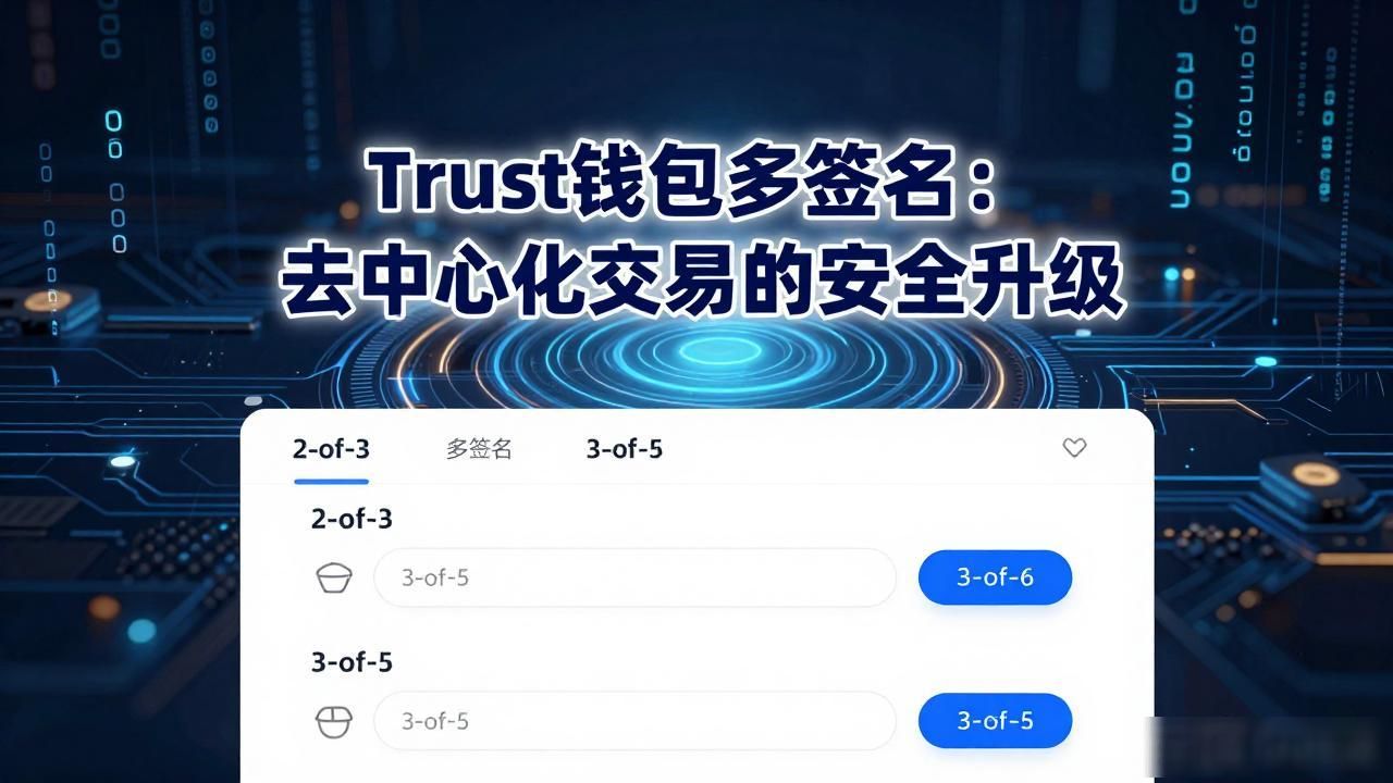 Trust钱包多签名:去中心化交易的安全升级