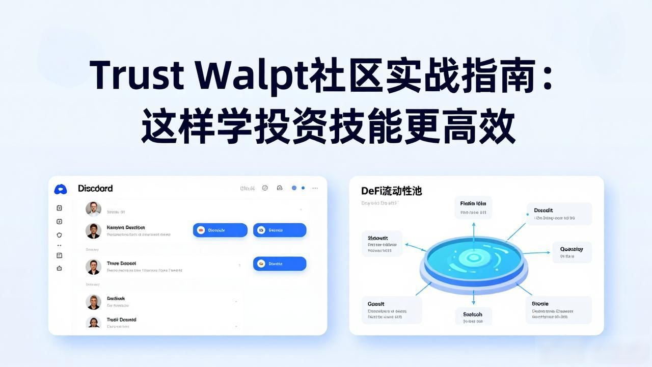 Trust Wallet社区实战指南:这样学投资技能更高效