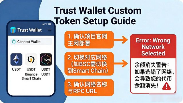手把手教你Trust Wallet配置自定义代币