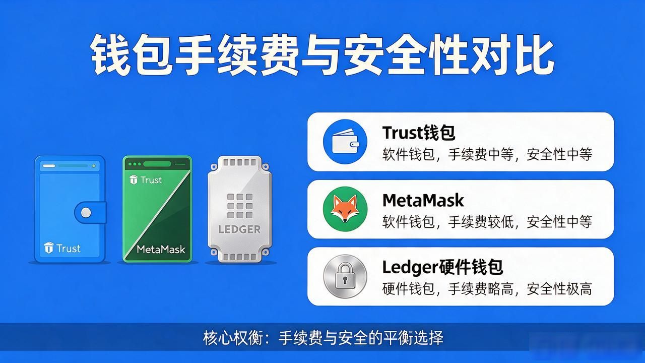 Trust钱包手续费高吗？对比MetaMask和Ledger看真实成本