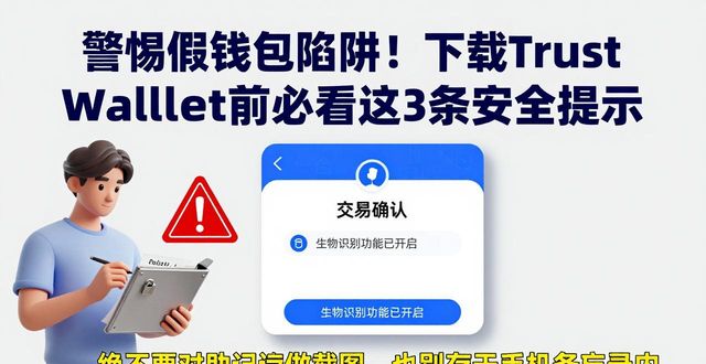 警惕假钱包陷阱！下载Trust Wallet前必看这3条安全提示