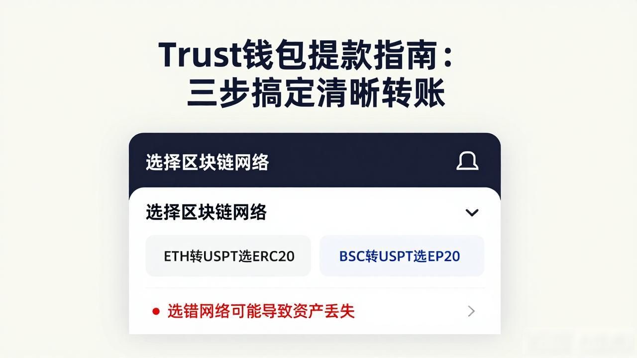 Trust钱包提款指南：三步搞定清晰转账