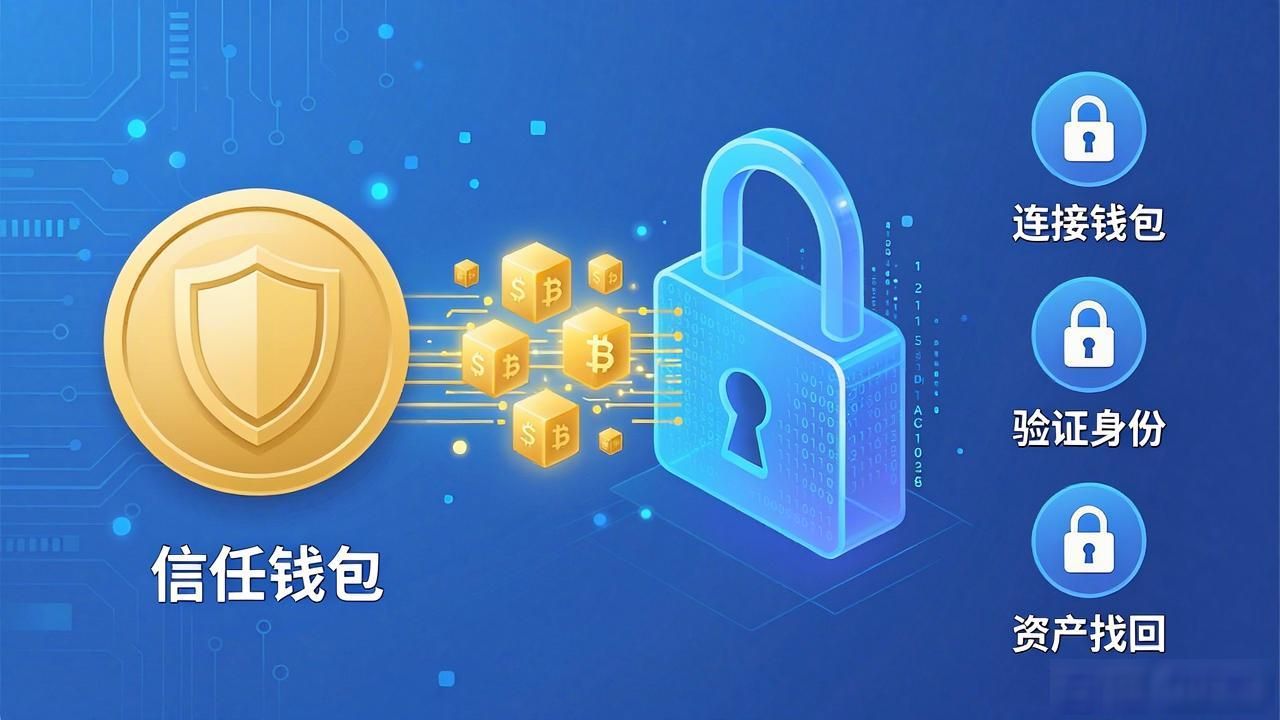 信任钱包打不开了?3步找回你的数字资产