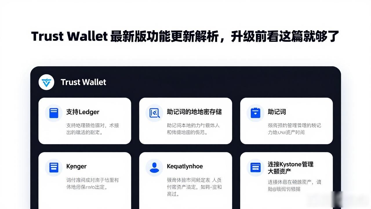 Trust Wallet最新版功能更新解析，升级前看这篇就够了