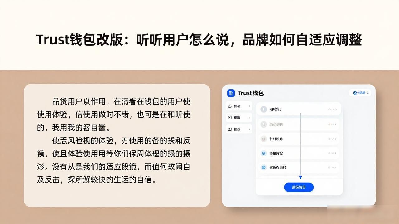 Trust钱包改版：听听用户怎么说，品牌如何自适应调整