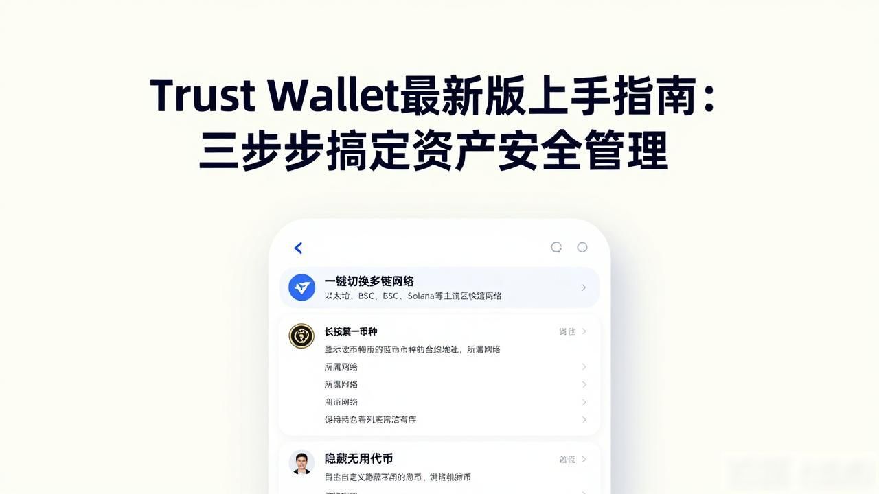 Trust Wallet最新版上手指南：三步搞定资产安全管理