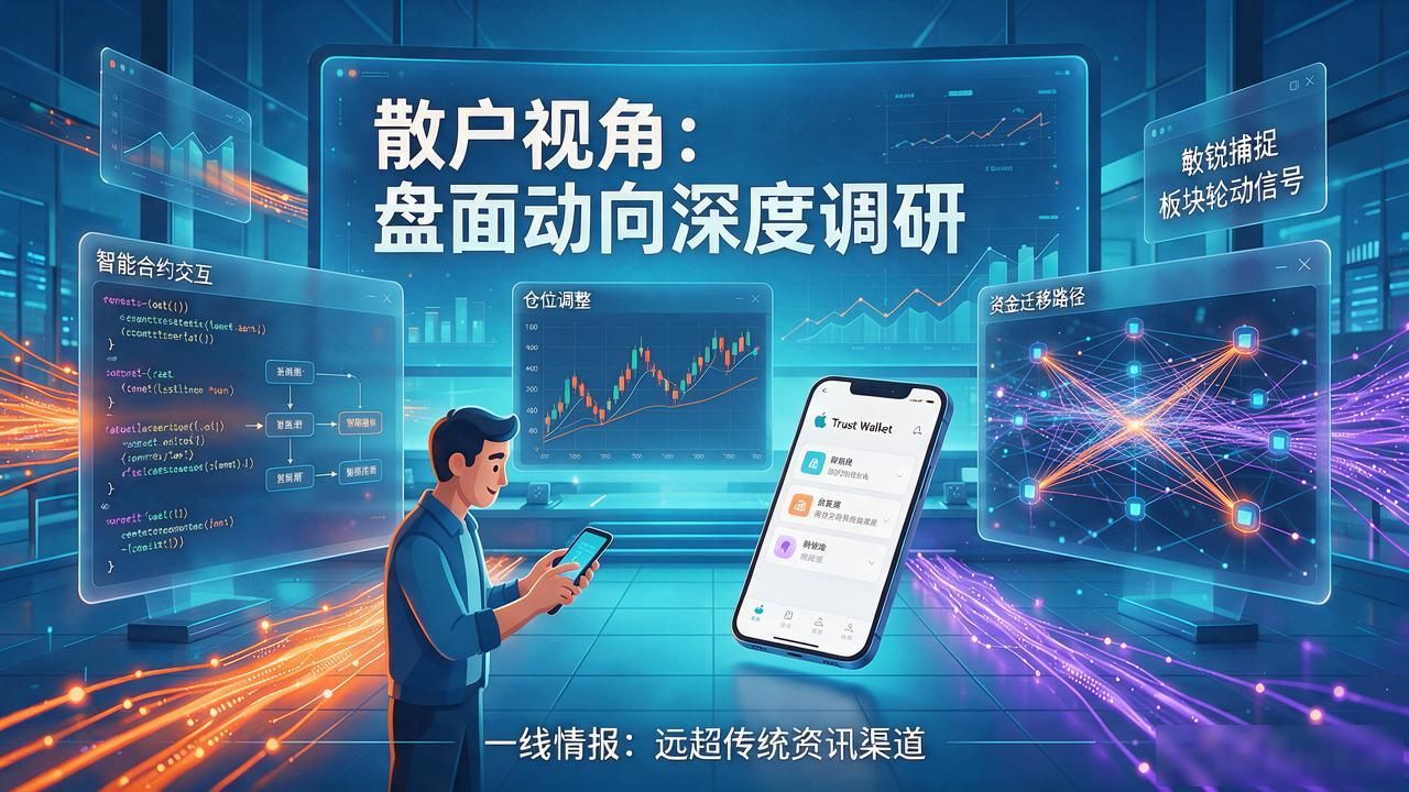 装好Trust Wallet苹果版，散户怎么看懂盘面动向