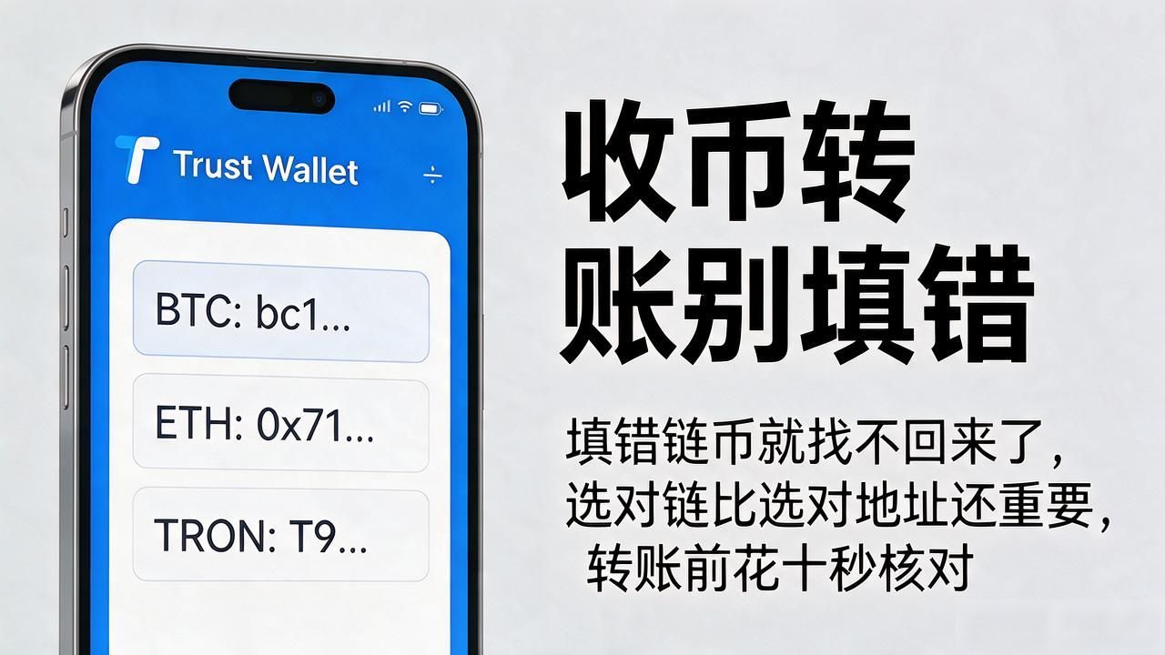 Trust Wallet钱包地址在哪看，收币转账别填错