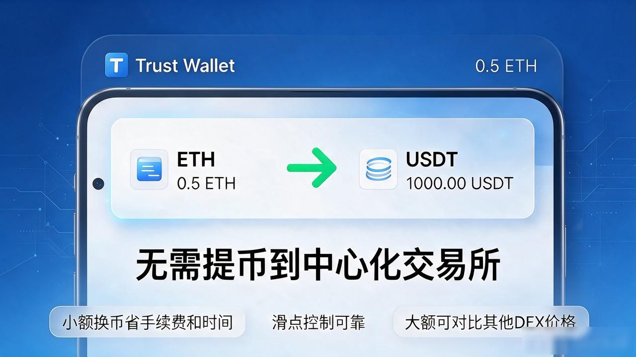Trust Wallet 热门功能实测，日常用币就靠这几招