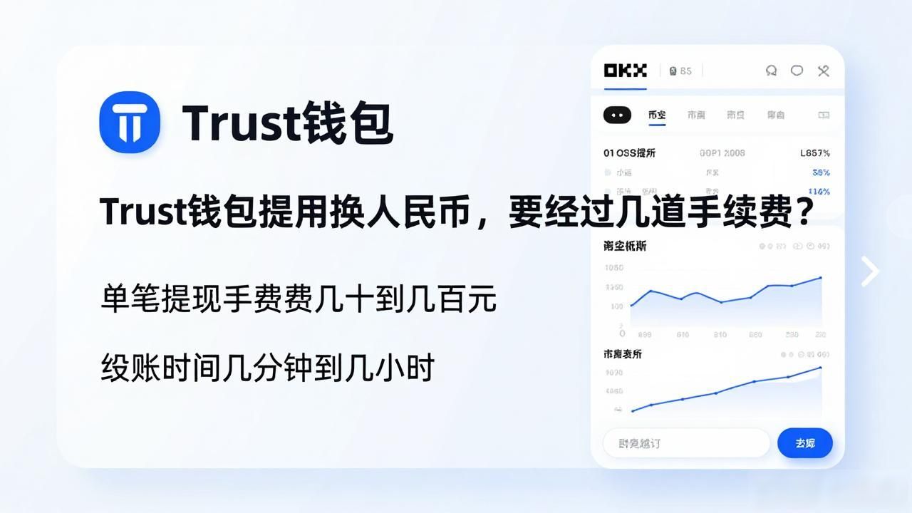 Trust钱包提币换人民币,要经过几道手续费?