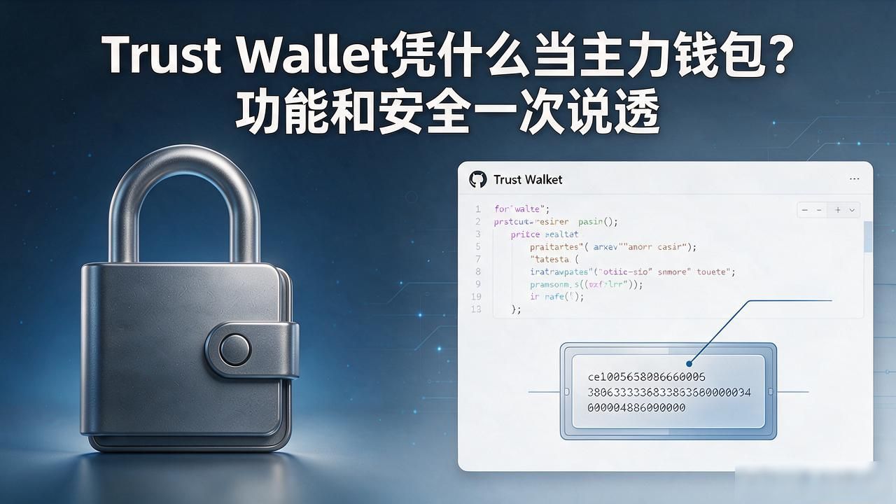 Trust Wallet凭什么当主力钱包？功能和安全一次说透