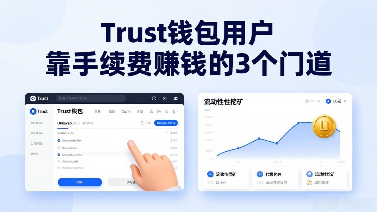 Trust钱包用户靠手续费赚钱的3个门道