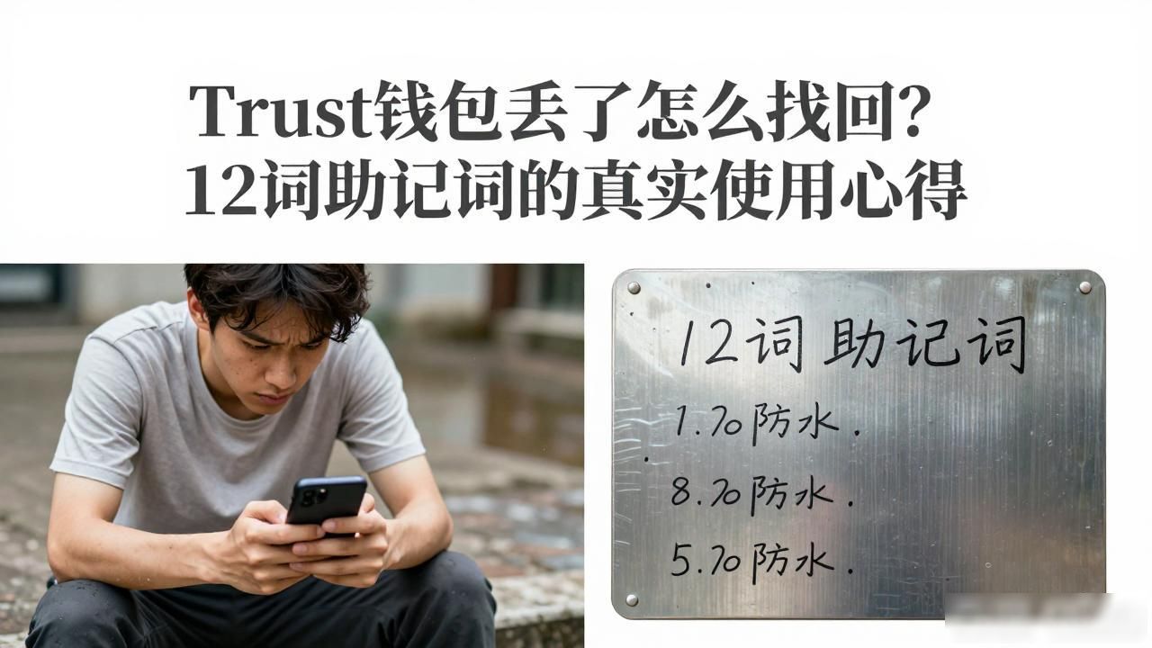 Trust钱包丢了怎么找回？12词助记词的真实使用心得