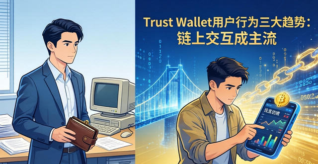 Trust Wallet用户行为三大趋势：链上交互成主流