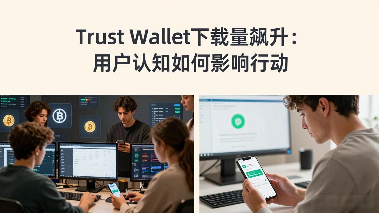 Trust Wallet downloads： Influencing user knowledge and action Trust Wallet下载量飙升：用户认知如何影响行动