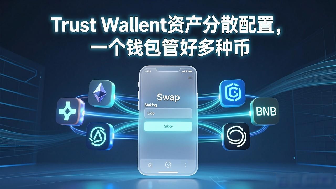 Trust Wallet资产分散配置，一个钱包管好多种币
